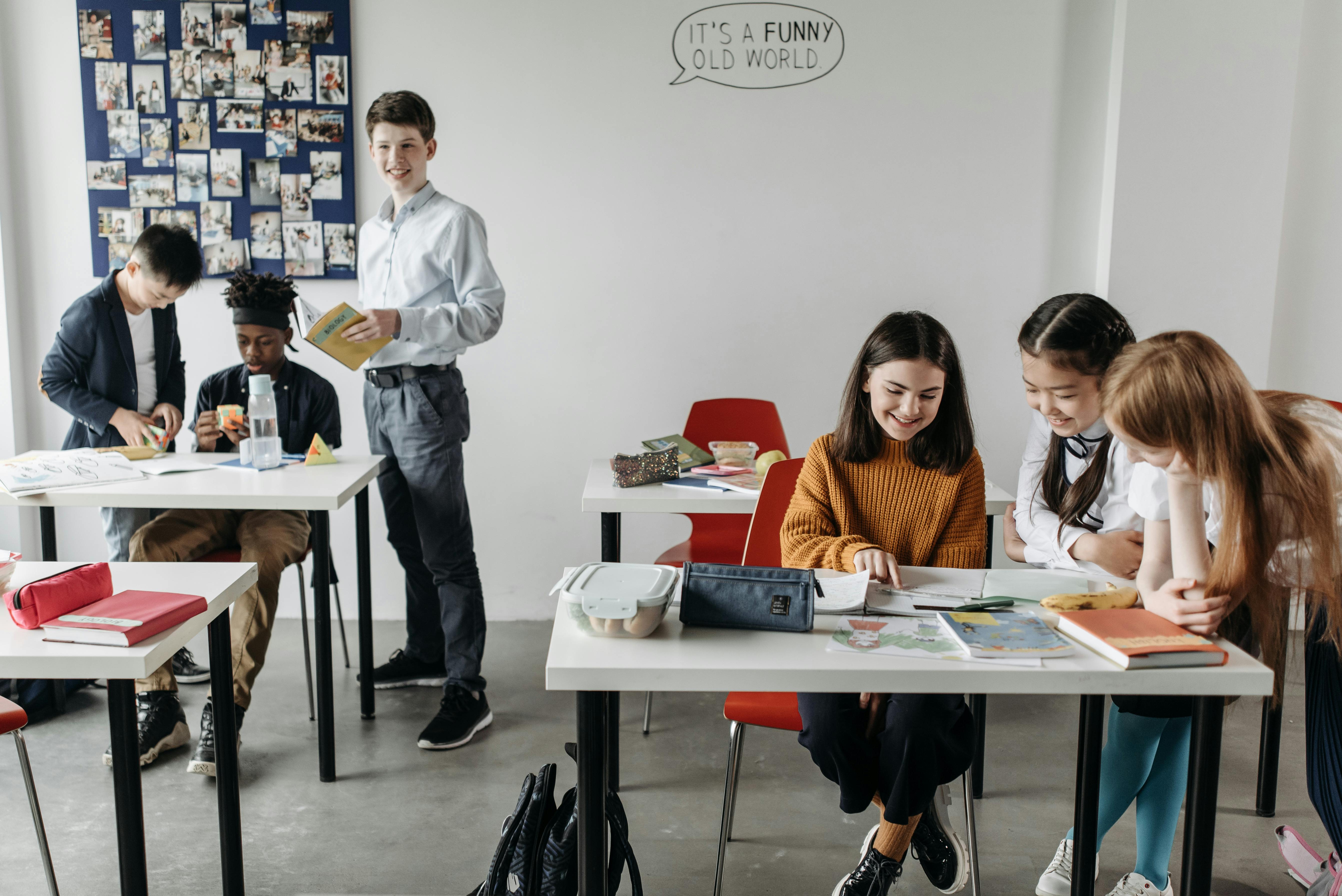 Alunos do curso Teens